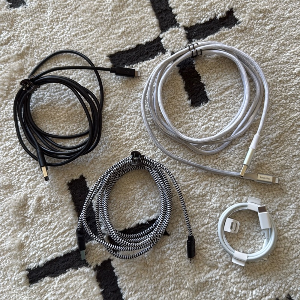 4-Pack Lightning Cables